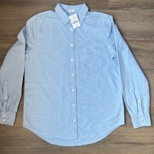 NEW! J. Crew Chambray Boy Fit Button Down Oxford Shirt XS  - Retail $64.50